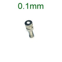 5 PCS 퀵 슬립 잠금 노즐 0.1mm0.6mm 포깅 스프레이 스프링클러 6mm 커넥터 용 미스트 가든, 0.1mm, 0.1mm