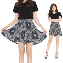 [늘봄샵] 여성 플리츠 치마 반바지 큐롯 팬츠 미니 플레어 짧은 바지