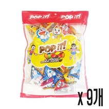 도라에몽 팝잇초코 40p, 240g, 9개입