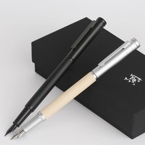 홍디안 만년필 포레스트 선물용 이니셜 고급 명품 교수님 여자 선물 입문용 펜, 화이트, EF