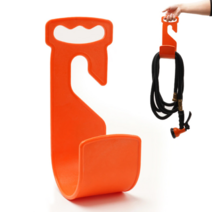 물 스팀 농업 산업 고무 호스 정리 걸이 행거 거치대, 호스걸이 레드