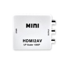 일렉킹 HDMI to AV 3RCA 3선 영상 오디오 변환기 레트로게임기 TV연결 VGA RCA 컴포넌트 컴포지트 변환 HDMI to AV 컨버터, HD-V02 HDMI to AV 컨버터