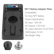 NPF 배터리 어댑터 플레이트 ACPW20 NPFW50 더미 배터리 DC 커플러 키트   PD30W NPF980 알파 A5100 A6500 A6400, 02 NP-F Adapter, 02 NP-F Battery Adapter