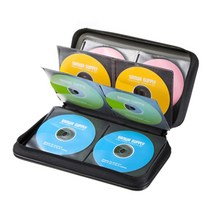 산와서플라이 세미하드 CD/DVD 케이스 (96매/블랙) FCD-WL96BK, 선택없음