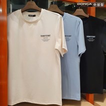 리트머스 여름 공용@등판 사각 세미 오버핏 전사 티셔츠 M328