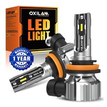 주짓수래쉬가드 도복 킥복싱 OXILAM-슈퍼 브라이트 LED 헤드라이트 전구 H11 H8 H9 팬리스 9005 HB3 9006 HB4 헤드 안개등 자동 운전 램프 2x 16000L