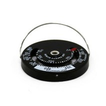열회수 환기장치 아파트 환풍기 덕트 블랙 벽난로 열 구동 스토브 로그 우드 버, 2.thermometer