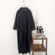루즈핏 골덴점프수트 1110783BOTTOM 점프수트 멜빵팬츠 먹색 ChineseInk 네이비 Navy 캐주얼 어반 모던 심