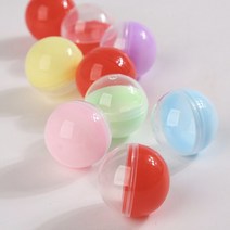 컬러 뽑기통 세트 행사 추첨함 원형 PP 캡슐, 55mm-랜덤20p