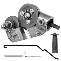 전동가위 전기가위 전기 드릴 플레이트 커터 전동 가위 렌치 포함 금속 니블러 부착 시트 커팅 헤드, Set A+Korea