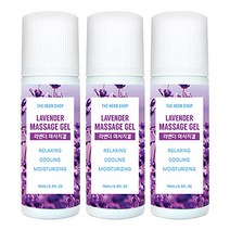 더허브샵 라벤더 마사지겔, 3개, 75ml