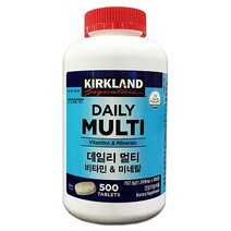 커클랜드 데일리 멀티비타민&미네랄 1515mg x 500정/A, 1개