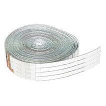 GHSHOP 1464 조각 자동 접착 정사각형 유리 모자이크 타일 장식 공예 DIY 액세서리 거울 타일 모스 타일, 4cmx1m, 은