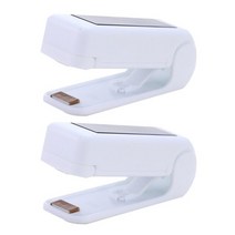 비닐밀봉기 비닐 고주파 매직 실링기 실러 플라스틱 패키지 보관 가방 미니 씰링 기계 식품 스낵 주방용 핸디 스티커 및 씰 화이트, 검은색