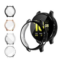 아이디스킨 갤럭시워치 액티브2 40mm 44mm 슬림 풀커버 TPU 케이스, 1개, 40mm-실버