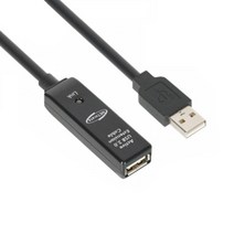 NETmate 넷메이트 CBL-203-10M USB2.0 무전원 리피터 10m 신호 거리 연장기 증폭기, 선택없음