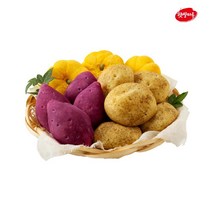 햇쌀마루 냉동 디저트 리얼 감자빵 고구마빵 단호박빵 3봉 카페 디저트 메뉴 추천, 감자빵1봉+고구마빵1봉+단호박빵1봉