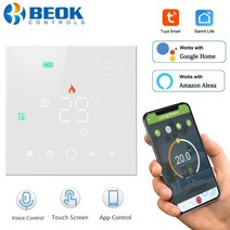 스마트 온도 제어 시스템 beok smart wifi thermostat gas 보일러 floor heating room temperature controller works, 바닥 난방