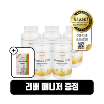 하이웰 프리미엄 프로폴리스 3200mg 250캡슐 5개 플라보노이드 뉴질랜드산 직구 베지캡슐, 250정