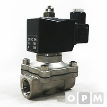 볼밸브 효신 솔레노이드밸브스텐HPW 40A AC 220V, 색상:[색상]본상품