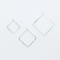동대문153[DM-0087]동대문 도매 악세사리 재료 부자재 마름모 펜던트