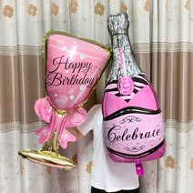 호일장식 파티룸 데코 술 풍선 송녀회 장식 이벤트 샴폐인