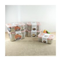 스텐락 핸디 6호 냉장고정리 스텐리스반찬통 스텐용기 반찬통 밀, 선택1:본상품선택, 단품