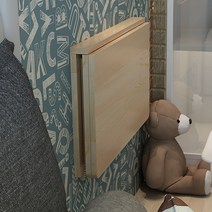 벽걸이 접이식 식탁 탁자 테이블 책상 주방 거실 벽부착, 50x30