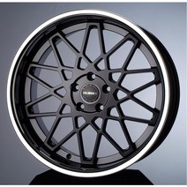 20인치 휴볼트 임페리얼 139 매트블랙크롬림 5홀 (대만) (9.5J +30) -300C 일본-MID.R 미국-XO LUXURY