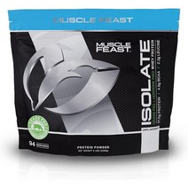 Muscle Feast Grass-Fed Whey Protein Isolate 머슬 피스트 그래스 페드 웨이 프로틴 아이솔레이트 단백질 파우더 2.268kg, 무맛