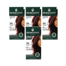 허바틴트 Herbatint Hair Color Light Mahogany Chesnut 5M, 4팩
