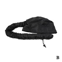 헤어스파 전기헤어캡 헤어전기모자 헤어스팀기 휴대용 소프트 헤어 드라이 캡 보닛 모자 여성 타격 용품 헬멧 미용 헤어 드라이어 기선 케어 살롱 헤어 파마, 검은색