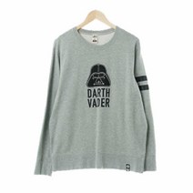 유니클로 유니클로스타워즈 그레이 면 프린팅맨투맨 남자 M [110] 4950