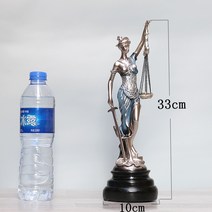 정의의 여신상 변호사 법률 법원 축하 기념 선물 장식, A형