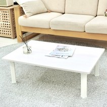 예쁜상 프레임 접이식 테이블 5호 560 x 860 mm, 오크(아이보리)