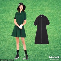 볼빅 여성 골프 허리밴드 우븐원피스 VLOPN301_DE