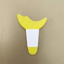 실리콘 아이 라이너 스텐실 메이크업 템플릿 쉐이핑 도구 휴대용 마스카라 배플 아이섀도우 레이지 용품, [11] Yellow-6.9cm