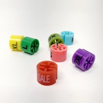 옷걸이 사이즈 표시 링 100개 고리 크기 사이즈링 의류 매장 옷가게 디피 전시 진열 용품, SALE