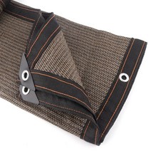 어닝천갈이 방수원단 레이어닝 빗물막이 사용자 정의 커피 양산 그물 발코니 안전 개인 정보 보호 그물 정원 마당 울타리 그물 태양 그늘 천, 1x2m