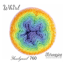쉽제스 월 야실야실 면나염 네덜란드 동대문 루피실 털실 예쁜실 그라데이션, 760, 1개