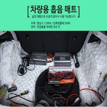 차량용 방음매트 흡음 패드 차량소음차단 신슐레이트 진동 소음 차단 81cm*52cm