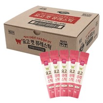 요고 퓨레스틱 짜먹는 츄르 고양이간식 12g, 연어&오리, 500개입
