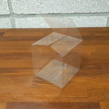 나이스팩 정사각형 PET 투명박스 5.5cm x 5.5cm 25장