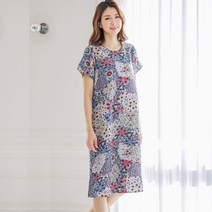 여성 빅사이즈 인견 데일리 반팔원피스