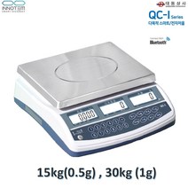 대동상사 [이노템]QC 계수용 전자저울 백라이트 30kg(1g) 경보음기능 계량 계수저울 재고파악, 단일 수량