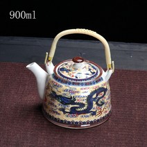 전통 예쁜 특이한 일본 중국 주전자 도자기 찻주전자 스트레이너 그물 고용량 500 차, 26