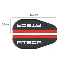 자동차 백미러 스티커 레인 아이브로우 ATECA SEAT FR X-Perience weatherstrip 커버 보호대용 2 개, 02 금