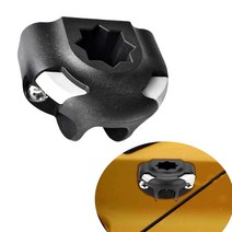 카약 보트 용품 카누 낚싯대 홀더 마운트 스테인레스 스틸 키트, 없음