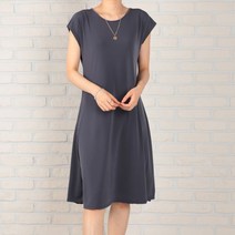 마켓메이트 냉장고 캡소매 롱 원피스