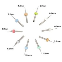 3D 프린터 노즐 청소 키트 용 드릴 비트 Makerbot Reprap 용 10pcs 0.1-2.0mm Creality CR-10 End 3 5, 1.1mm